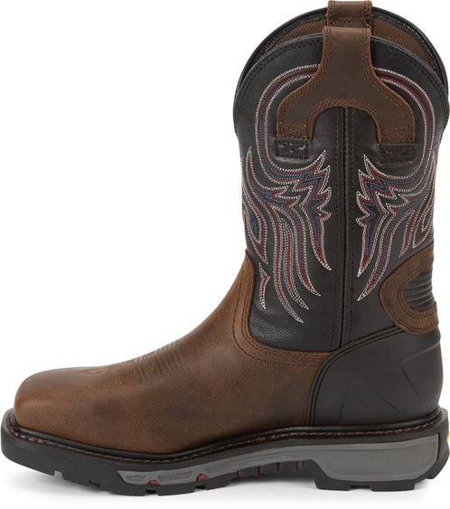 justin steel toe snake boots