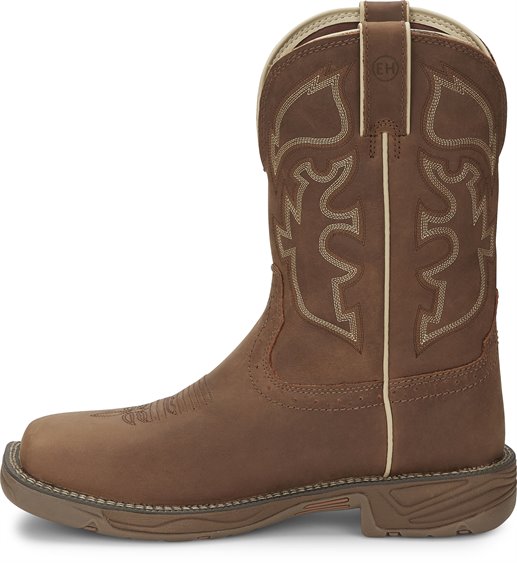 justin stampede rush work boots