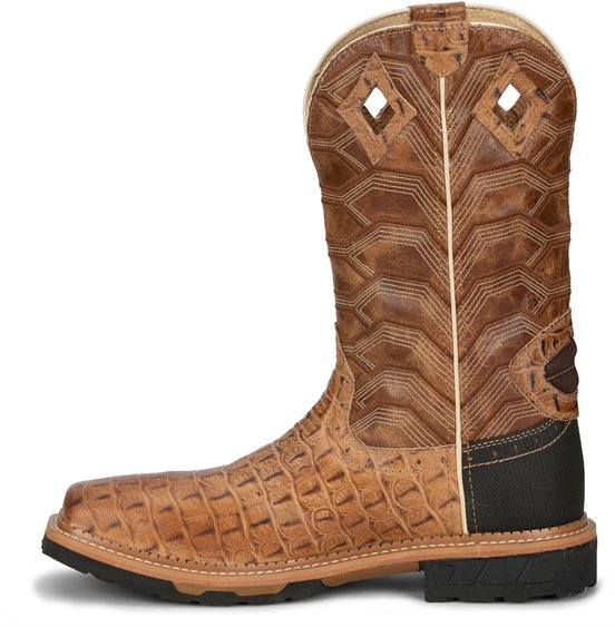 justin crocodile boots