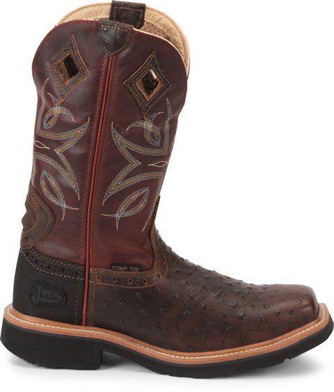 justin boots safety toe