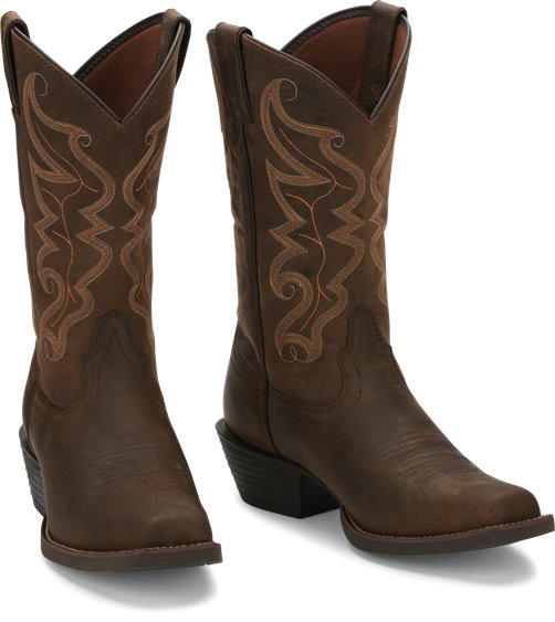justin square boots
