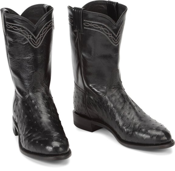 black justin work boots
