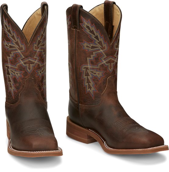 light brown justin boots