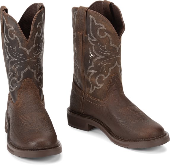 justin boots wide width
