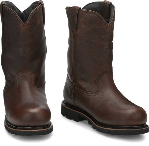 Justin Boots | Miner Pull On Safety Toe 
