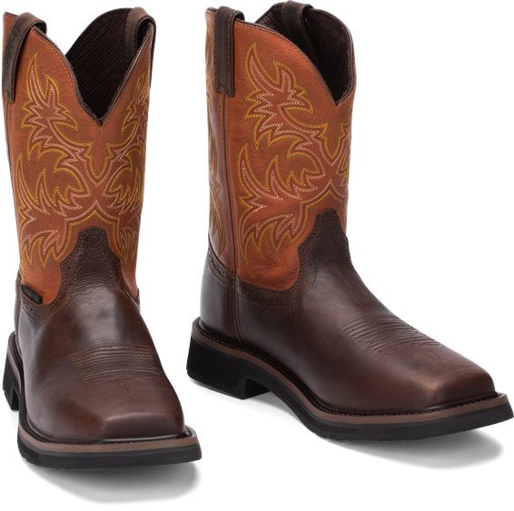 Justin Boots | Switch Safety Toe Brown 