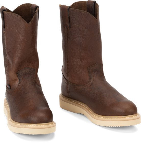 justin wedge sole boots