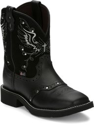 black justin boots women's