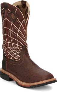 justin men's boots clearance