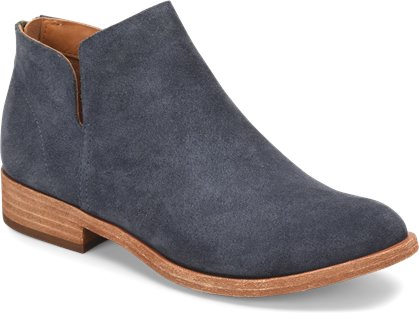 Renny - Navy Suede Korkease Womens Boots