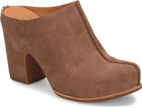 kork ease sagano clog dark brown