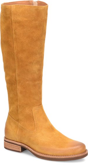 Sydney - Yellow Curry Distressed Korkease Womens Boots