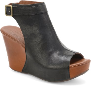 Korkease Nero in Black Avana - Korkease Womens Sandals on Shoeline.com