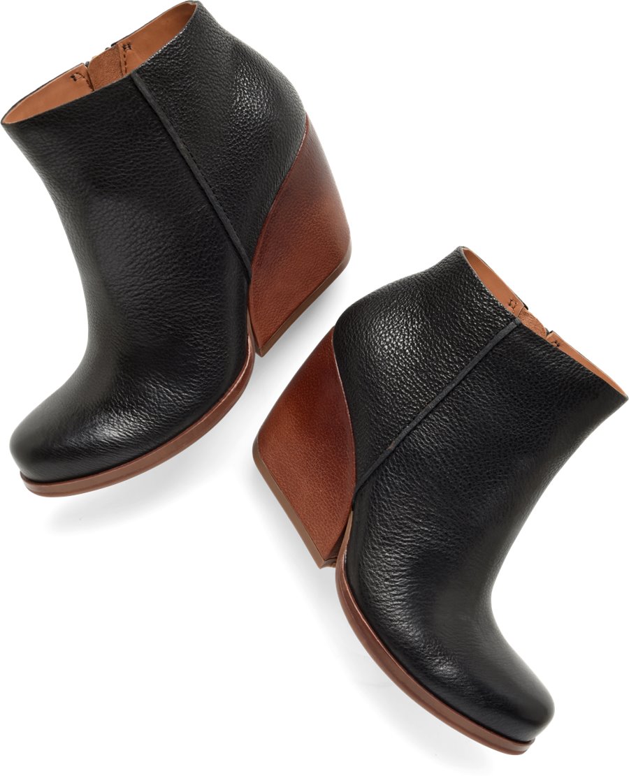Korkease Shoes - Korkease Natalya Women's Shoes in Black Leather color. - #korkeaseshoes #blackshoes