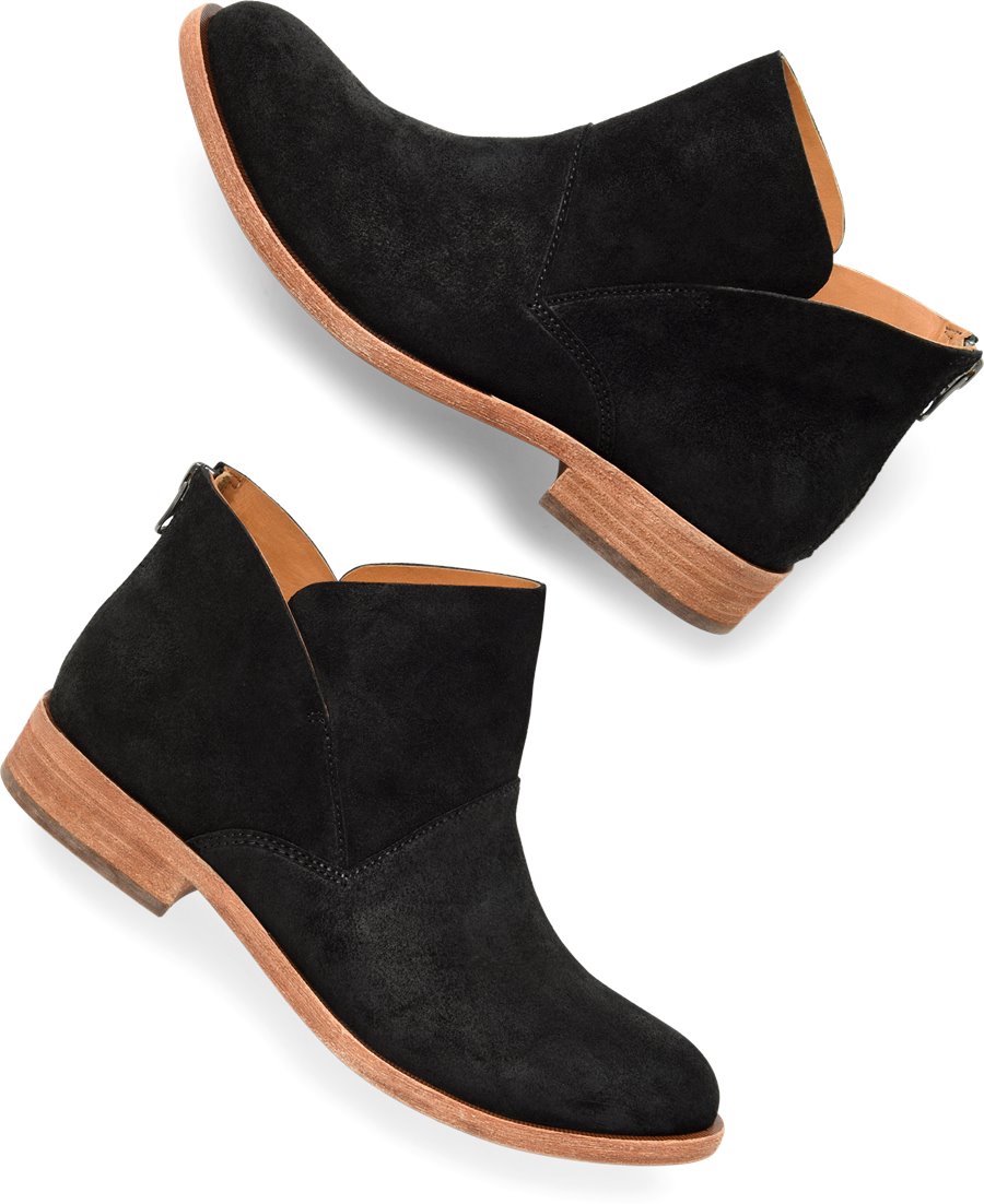 Korkease Shoes - Korkease Ryder Women's Shoes in Black Suede color. - #korkeaseshoes #black suedeshoes