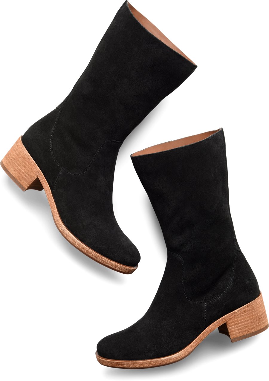 Korkease Shoes - Korkease Mercia Women's Shoes in Black Suede color. - #korkeaseshoes #black suedeshoes