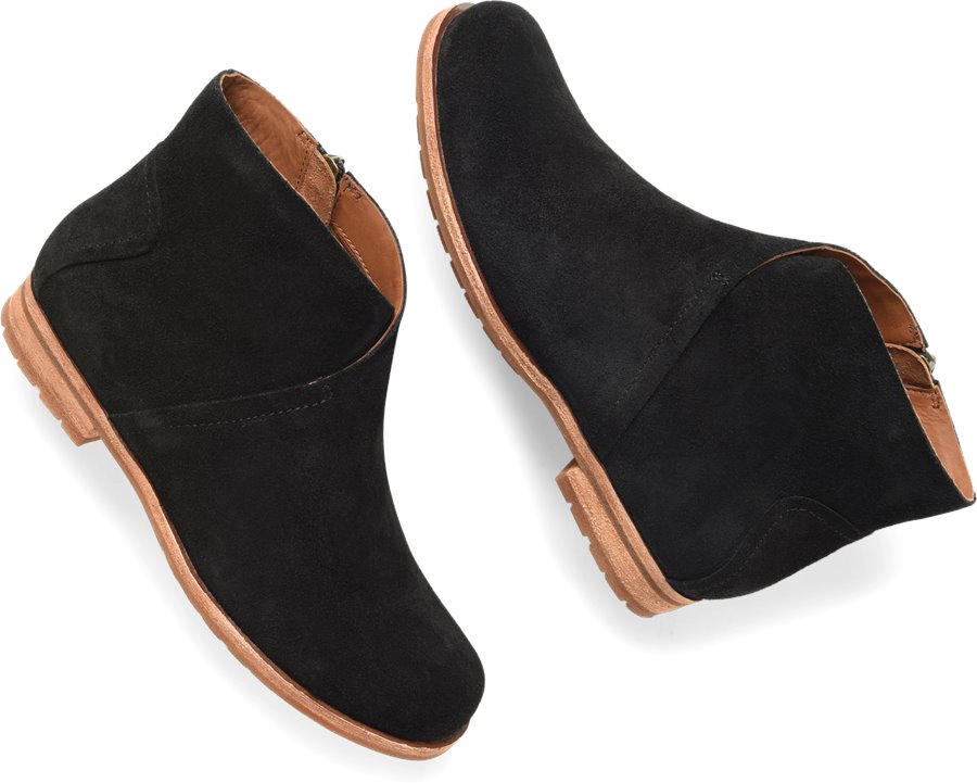 Korkease Shoes - Korkease Balsa Women's Shoes in Black Suede color. - #korkeaseshoes #black suedeshoes