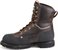 Side view of Matterhorn Mens 8 Inch Brown WP ST Insulated