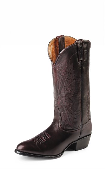 Cowboy Leather Boot Nocona Mens Banker Black Cherry 13 Height | Foot Cherry Imperial Calf Pullon Western Boot NB2006