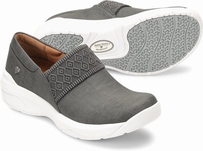 Cally shoes shown in Grey Linen