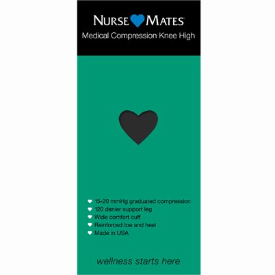 Nurse Mates MEDICAL COMPRESSION KNEE HIGH HOSIERY