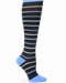 Compression Socks accessories shown in Blue Stripes