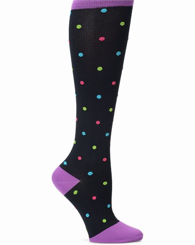 Compression Socks accessories shown in Bright Dots