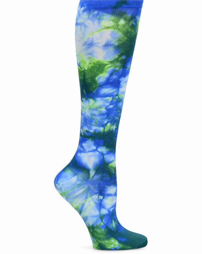 Compression Socks accessories shown in Blue Tie-Dye