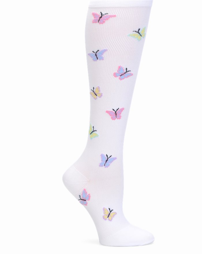 Compression Socks Butterfly Nurse Mates Womens