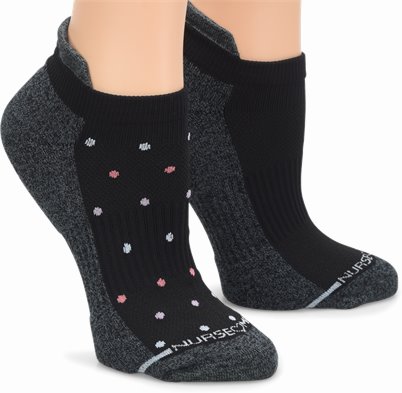 Compression Anklets accessories shown in Black Dot