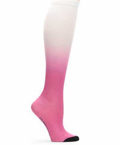 Ombré Compression accessories shown in Carnation Pink