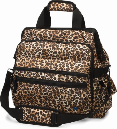 Ultimate Nursing Bag accessories shown in Cheetah