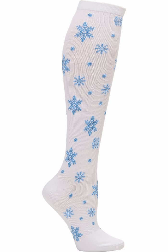Compression Socks accessories shown in Crystal Snowflakes
