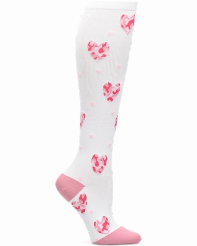 Compression Socks accessories shown in Pink Camo Hearts