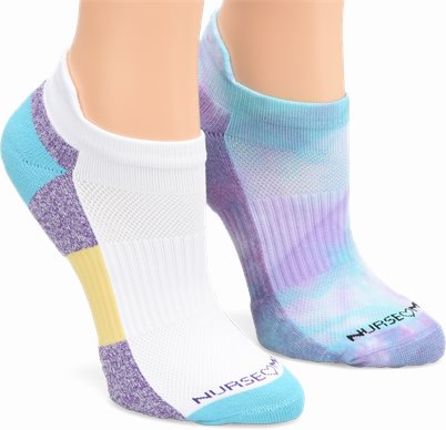 Compression Anklets accessories shown in Tie Dye