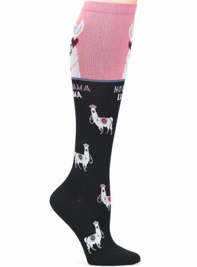 Compression Socks accessories shown in No Drama Llama