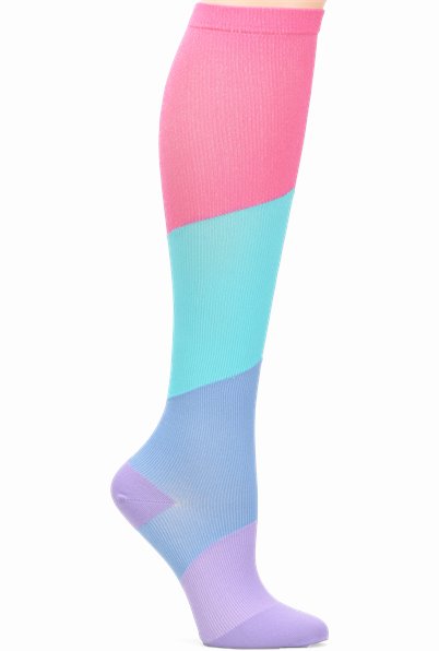 Compression Socks accessories shown in Color Block Bright