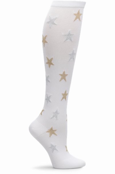 Compression Socks accessories shown in White Sparkle Star