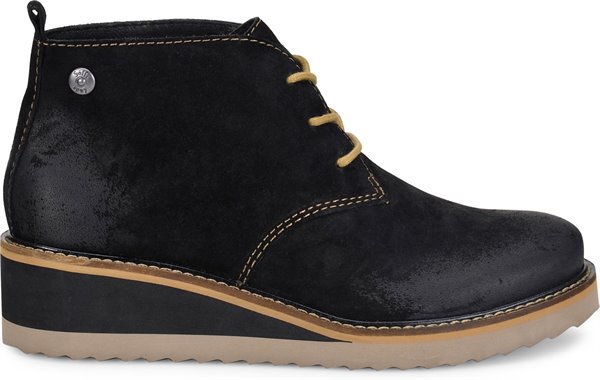 Saige Black Suede Booties | Sofft Shoes
