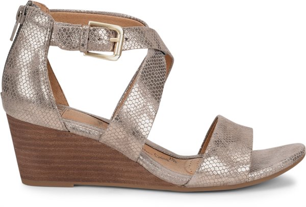 Mauldin Bistro Taupe Wedges | Sofft Shoes