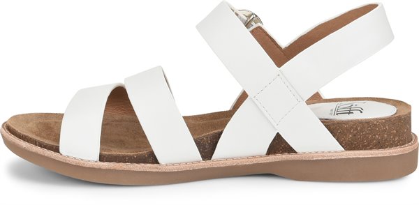 sofft white sandals