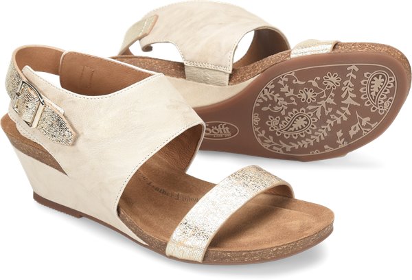 Vanita Light Grey Plantino Sandals 