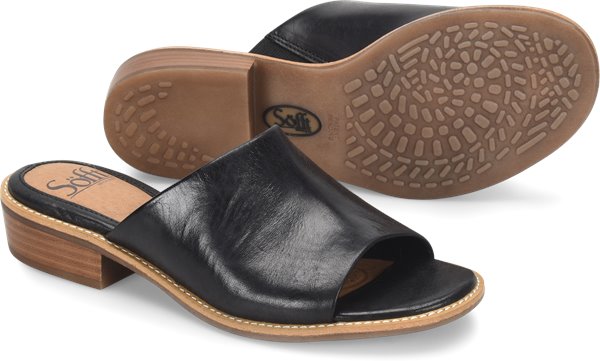 Nola Black Sandals | Sofft Shoes