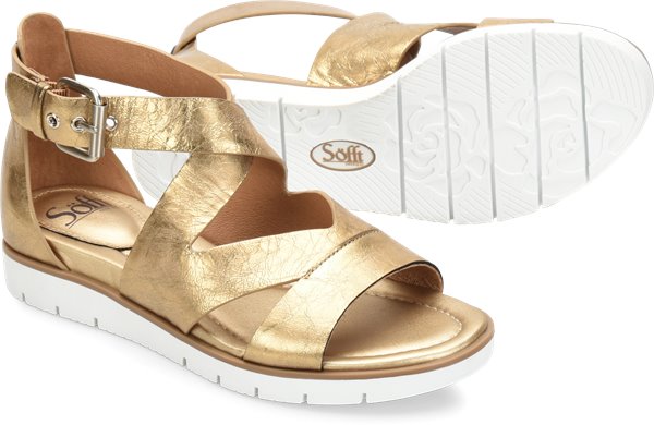 Mirabelle Old Gold Sandals | Sofft Shoes