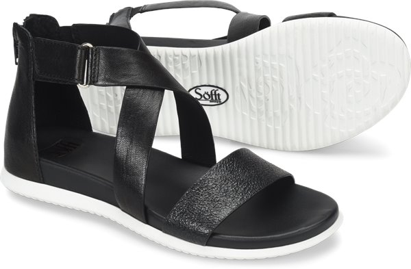 Fiora Black Sandals | Sofft Shoes