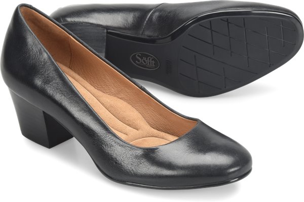 Lindon Black Pumps | Sofft Shoes