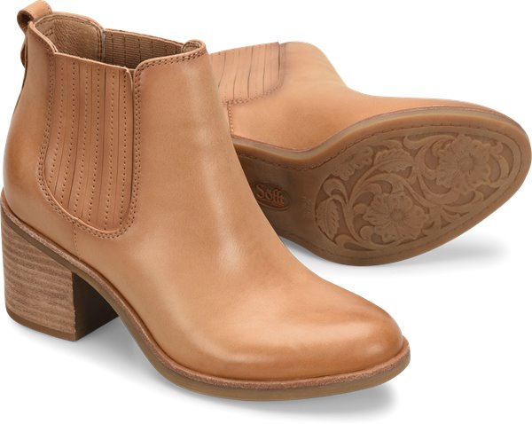 Sadova New Caramel Booties | Sofft Shoes