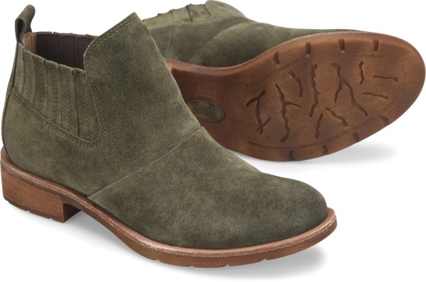 Bellis Army Green Booties | Sofft Shoes