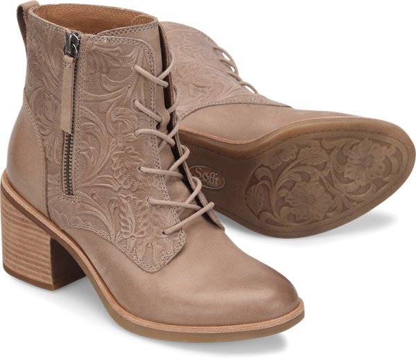 Sondra Light Taupe Booties | Sofft Shoes