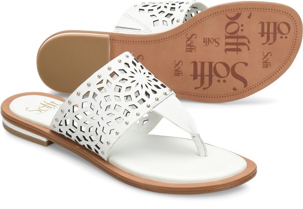 Mayela White Sandals | Sofft Shoes